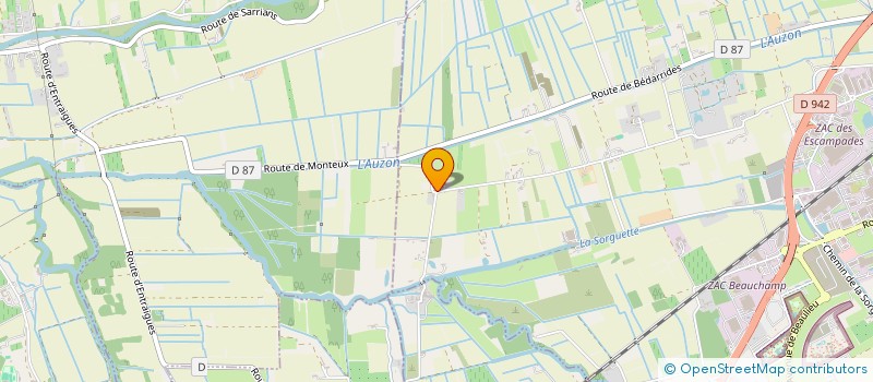 localisation de l'entreprise J.A STOCK STOCK MANUTENTION  MONTEUX