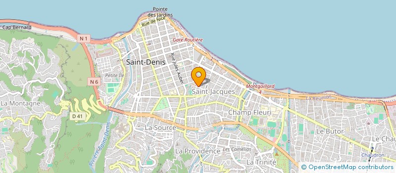 localisation de l'entreprise J.A.T à SAINT-DENIS