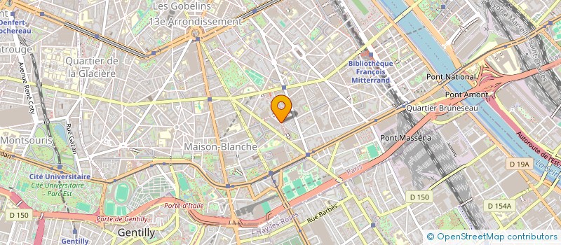 localisation de l'entreprise J.A.T. à PARIS