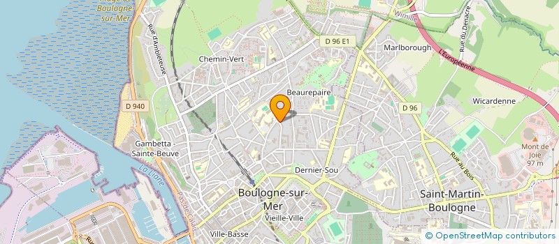 localisation de l'entreprise J.A.W  BOULOGNE-SUR-MER