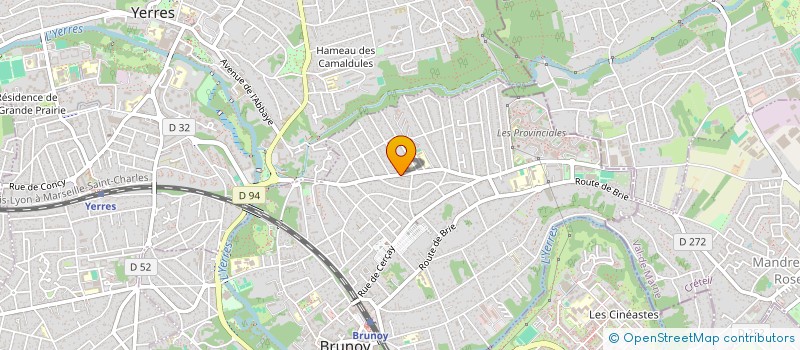 localisation de l'entreprise J A Z  BRUNOY