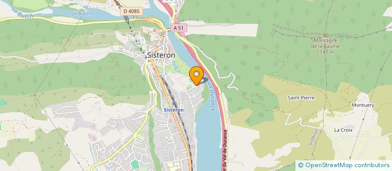 localisation de l'entreprise J.A.Z SERVICES à SISTERON
