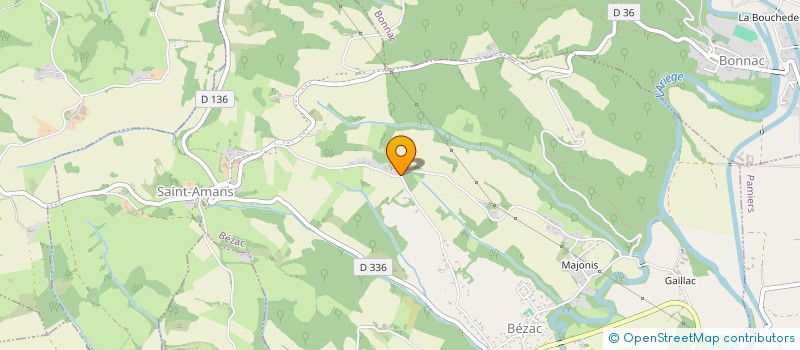 localisation de l'entreprise J'ACTIV à BEZAC