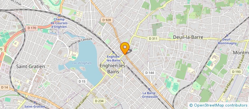 localisation de l'entreprise J'ADOR  ENGHIEN-LES-BAINS