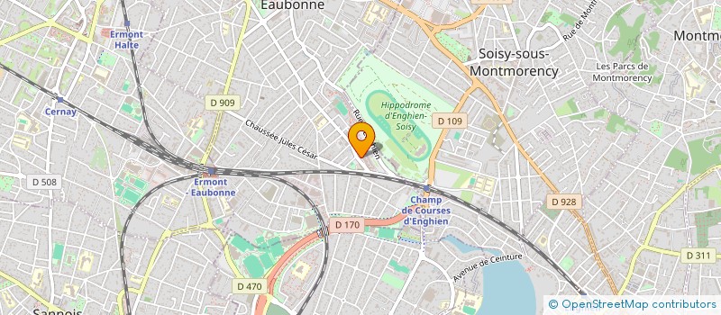 localisation de l'entreprise J'AI CHANGE à EAUBONNE
