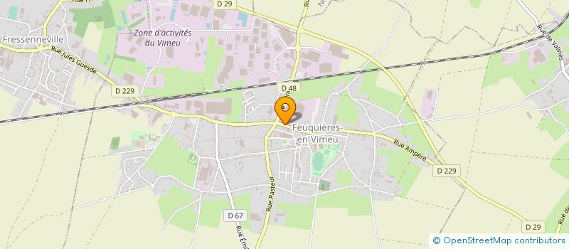 localisation de l'entreprise J'AIME ACHETER  FEUQUIERES-EN-VIMEU