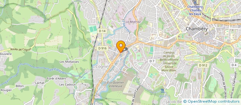 localisation de l'entreprise J'AIME BOC'OH  COGNIN