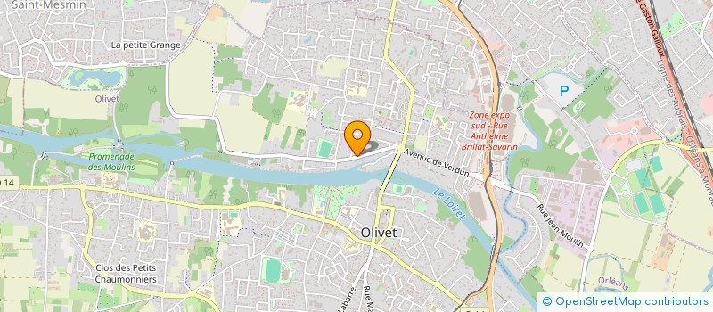 localisation de l'entreprise J'AIME L'INDE à OLIVET