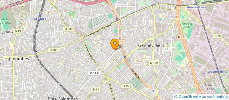 localisation de l'entreprise J'AIME LA FRANCE à ASNIERES-SUR-SEINE