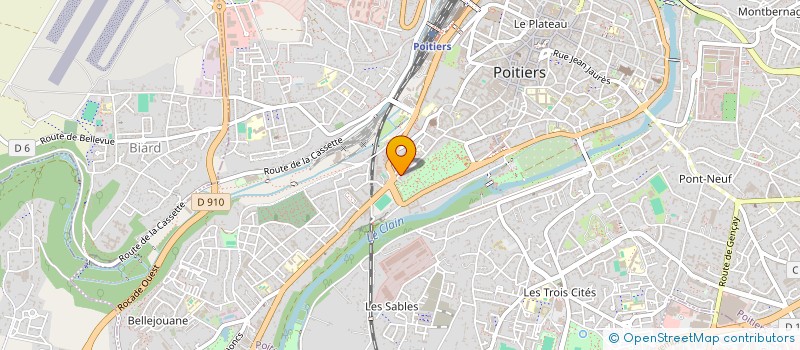 localisation de l'entreprise J'AIME LA FRANCE J'AIME MA VILLE à POITIERS