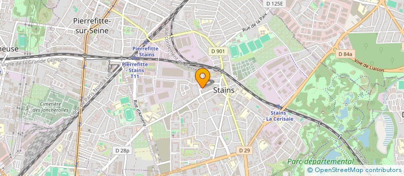 localisation de l'entreprise J'AIME LA MUSIQUE-STAINS à STAINS
