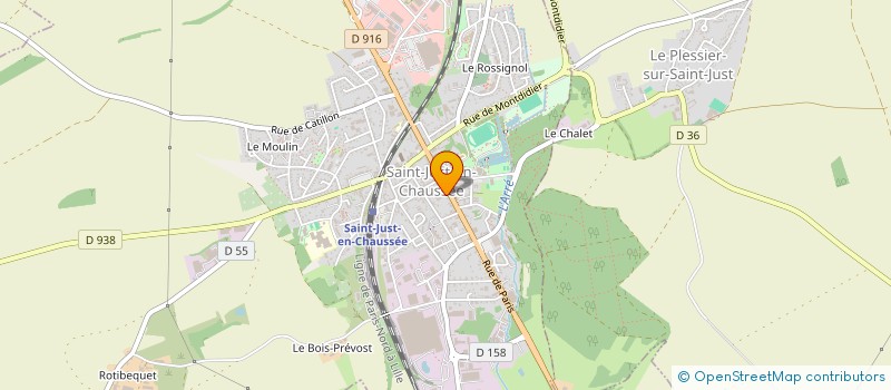 localisation de l'entreprise J'AIME LA VAPE  SAINT-JUST-EN-CHAUSSEE