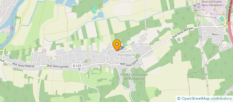 localisation de l'entreprise J'AIME LE CIAH  PONTPOINT