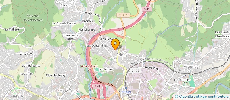 localisation de l'entreprise J'AIME LE SPORT à ANNECY