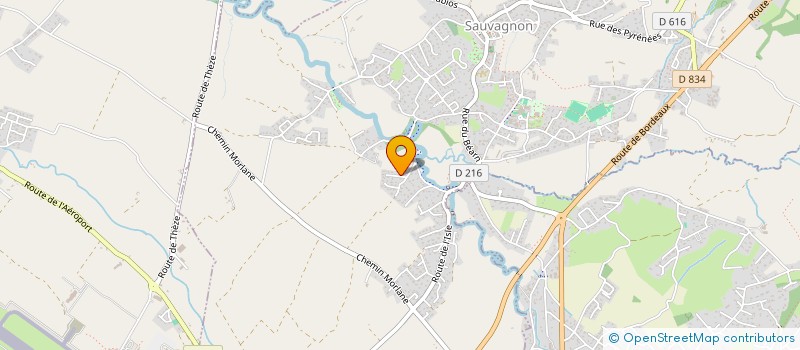 localisation de l'entreprise J'AIME MA CONCIERGERIE  SAUVAGNON