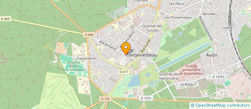localisation de l'entreprise J'AIME MA SANTE  FONTAINEBLEAU