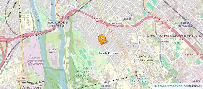 localisation de l'entreprise J'AIME MON QUARTIER THOMAS EDISON- GUSTAVE COURBET  TOULOUSE