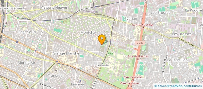 localisation de l'entreprise J'AIME MONTCHAT  LYON