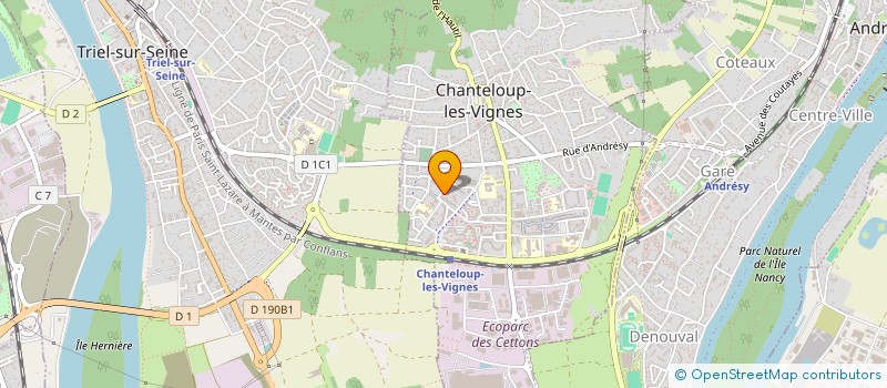localisation de l'entreprise J'AIME PARQUET à CHANTELOUP-LES-VIGNES