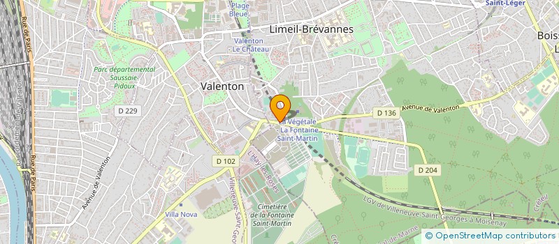 localisation de l'entreprise J'AIME RENOVER à BOISSY-SAINT-LEGER