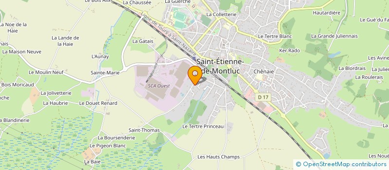 localisation de l'entreprise J'AMPERE  SAINT-ETIENNE-DE-MONTLUC