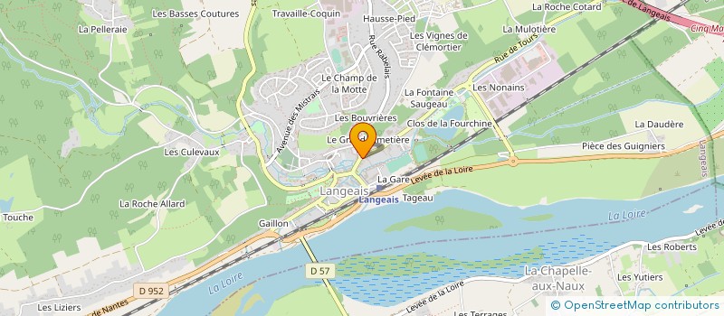 localisation de l'entreprise J AND G IMMO  CINQ-MARS-LA-PILE