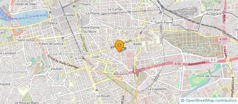localisation de l'entreprise J.ANDRE PISCINE à MARSEILLE