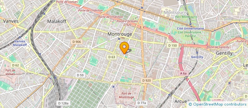localisation de l'entreprise J ANT J DEVELOPPEMENT  MONTROUGE