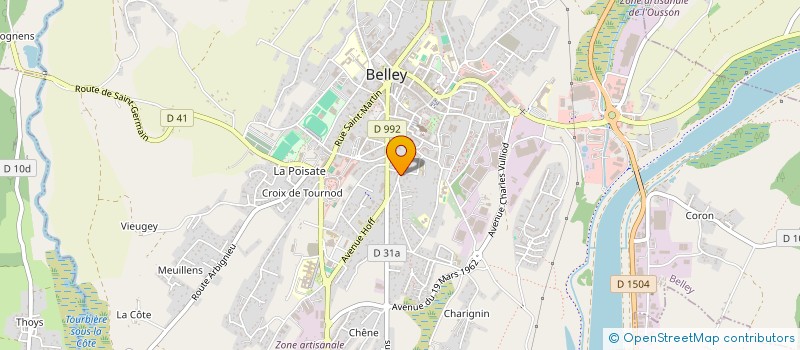 localisation de l'entreprise J'ART D'AIN PARTAGE  BELLEY