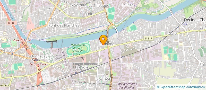 localisation de l'entreprise J AUTO 69  VAULX-EN-VELIN