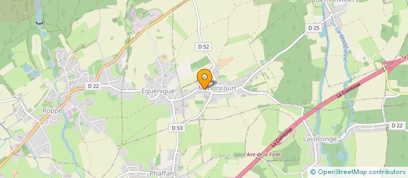 localisation de l'entreprise J'AVANCE à MENONCOURT