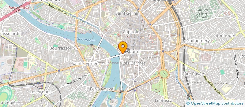localisation de l'entreprise J B 1 SARL à TOULOUSE