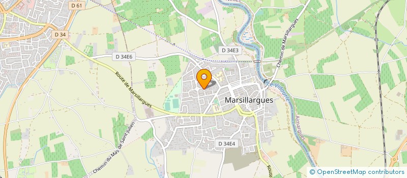 localisation de l'entreprise J.B.  MARSILLARGUES