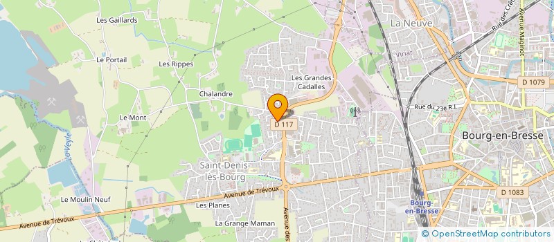 localisation de l'entreprise J.B. à SAINT-DENIS-LES-BOURG