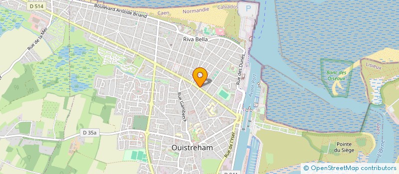 localisation de l'entreprise J B  OUISTREHAM