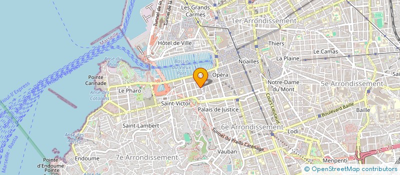 localisation de l'entreprise J.B.  MARSEILLE