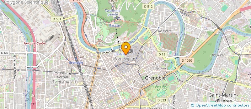 localisation de l'entreprise J.B.  GRENOBLE