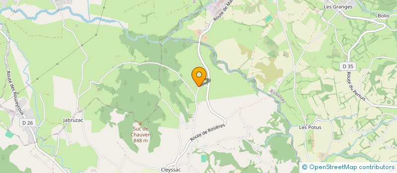 localisation de l'entreprise J&B  MALREVERS