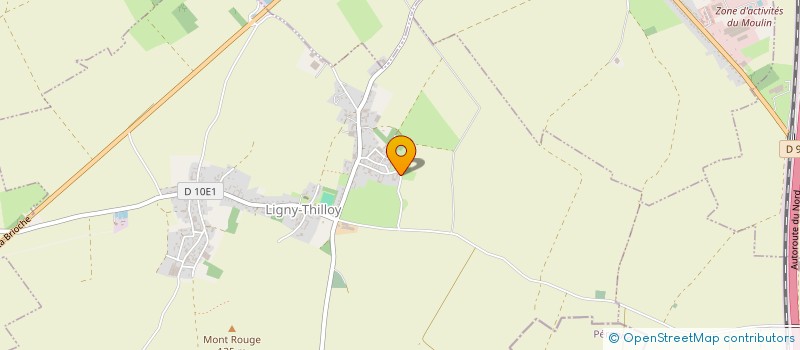 localisation de l'entreprise J.B  LIGNY-THILLOY