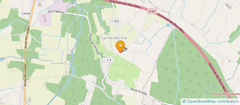 localisation de l'entreprise J.B  SAINTE-MARTHE