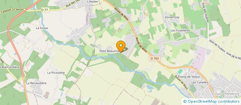 localisation de l'entreprise J.B  COUR-CHEVERNY