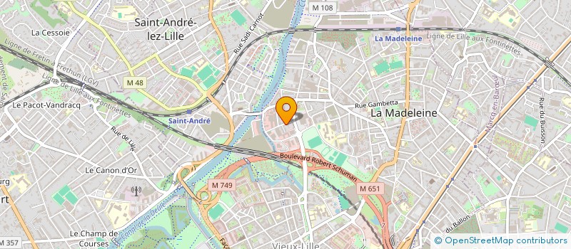 localisation de l'entreprise J.B.A.C.I à LA MADELEINE