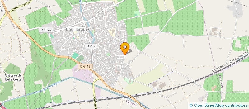 localisation de l'entreprise J.B.A COMMUNICATION  BOUILLARGUES