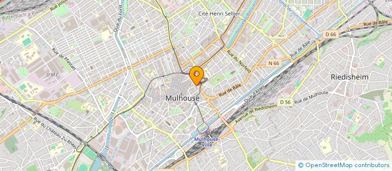 localisation de l'entreprise J.B.A. SARL à MULHOUSE