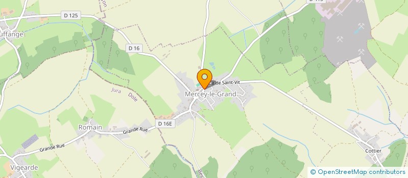 localisation de l'entreprise J.B. ACTIVITES  MERCEY-LE-GRAND