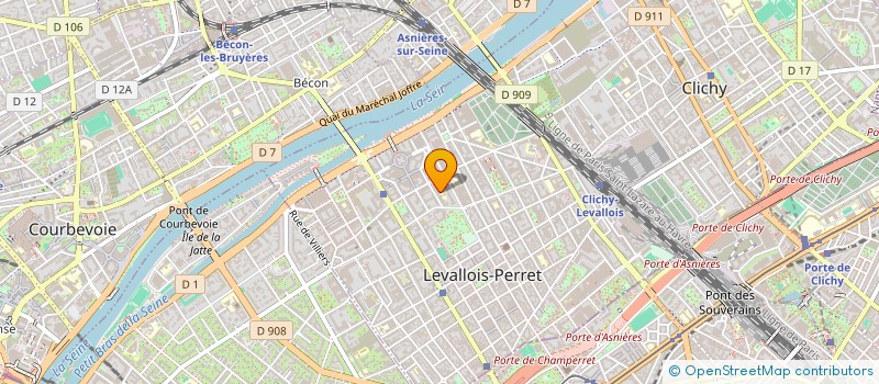 localisation de l'entreprise J.B ADVISORY à LEVALLOIS-PERRET