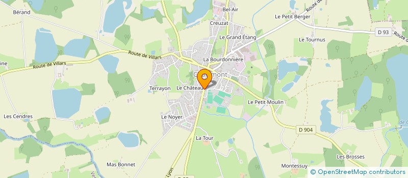 localisation de l'entreprise J.B.AUTO  VILLETTE-SUR-AIN