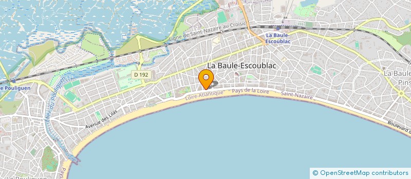 localisation de l'entreprise J.B CO à LA BAULE-ESCOUBLAC