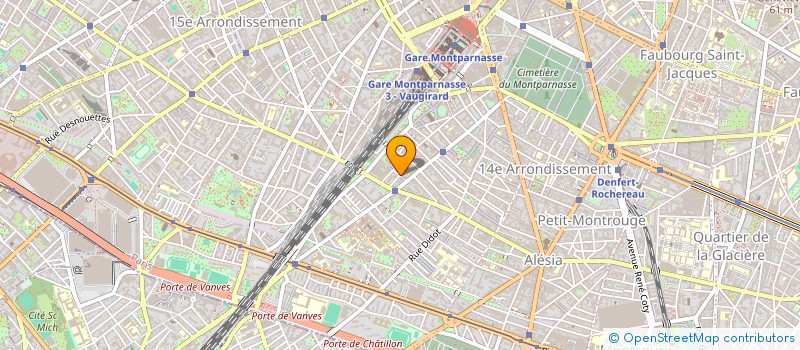 localisation de l'entreprise J B COM à PARIS