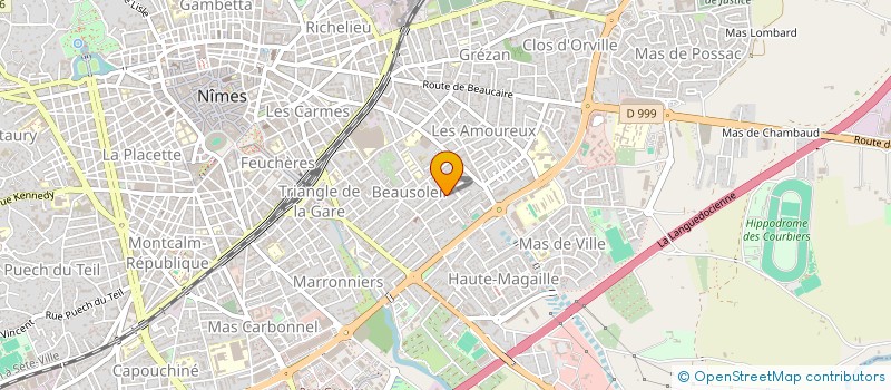 localisation de l'entreprise J.B.D. REALISATIONS à NIMES